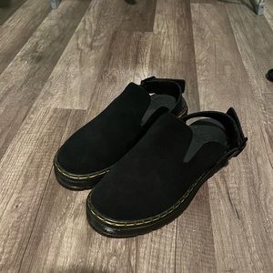 Doc carlson suede mules size US 5 womens.